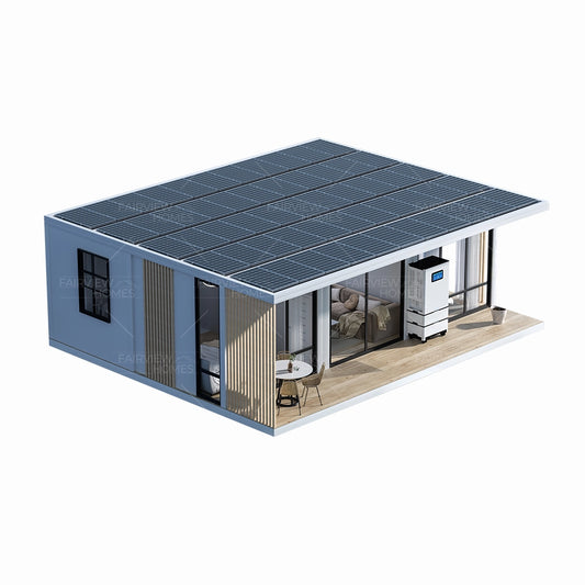 54m² L3 Zero Carbon Cabin Prefab House With Solar System for Hotel Home