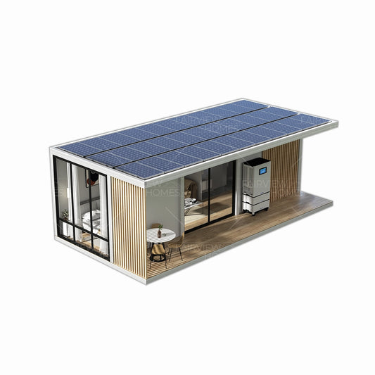 27m² L2 Zero Carbon Cabin Prefab House With Solar System for Hotel Home